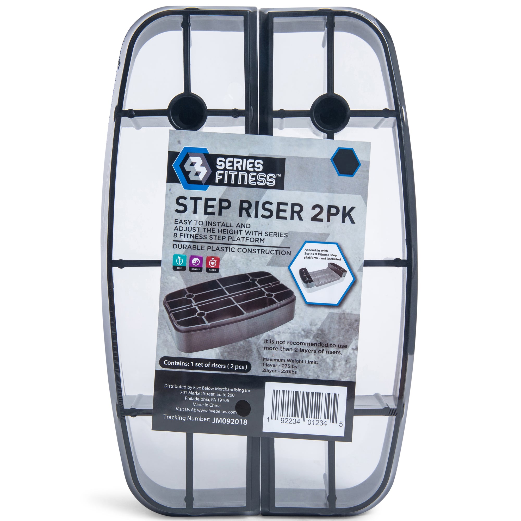 series-8 fitness step riser 2-pack | Five Below