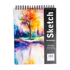 Watercolor Sketch Pad 9in x 12in