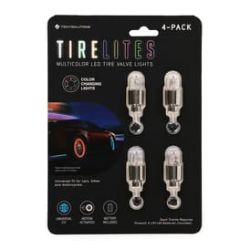 Car LED Motion-Activated Tire Valve Lights 4-Count