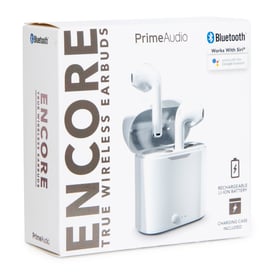 Encore Bluetooth® Earbuds With Mic & Printed Charging Case
