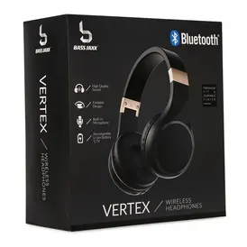 Vertex Metallic Bluetooth® Dj Headphones With Microphone
