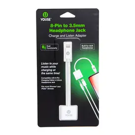8-Pin To 3.5Mm Headphone Jack Adapter