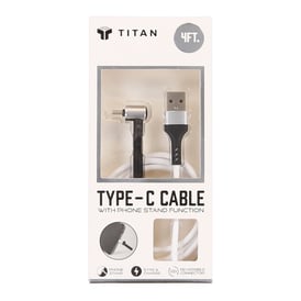 4ft USB-C Cable w/ Phone Stand Function