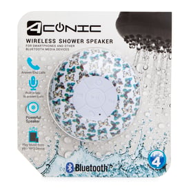 Water-Resistant Bluetooth® Shower Speaker With Mic