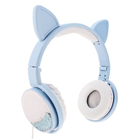 Glitter Cat Shaky Glitter Headphones With Mic
