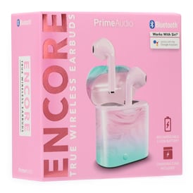 Encore Bluetooth® Earbuds With Microphone & Pattern Case