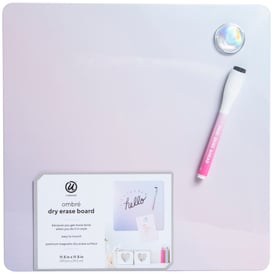 Aesthetic Dry Erase Board w/ Pattern 11.5in x 11.5in