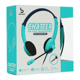Wired Kid-Safe Headset With Boom Mic