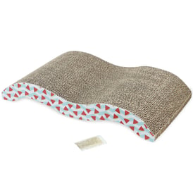 Cardboard Cat Scratcher With Catnip
