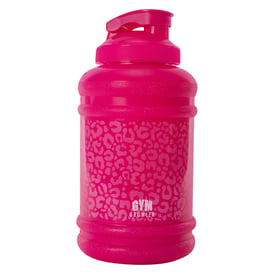 Gym Growler Flip-Cap Print Jumbo Water Bottle 73oz