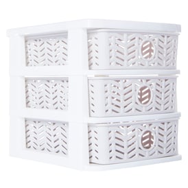 Herringbone 3-Drawer Mini Organizer 7.5in
