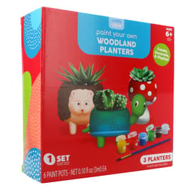 Paint Your Own Planter Diy Kit - Woodland